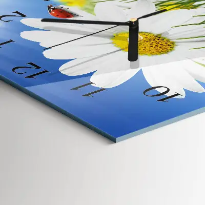 Relógio de vidro A Flor e a Joaninha
