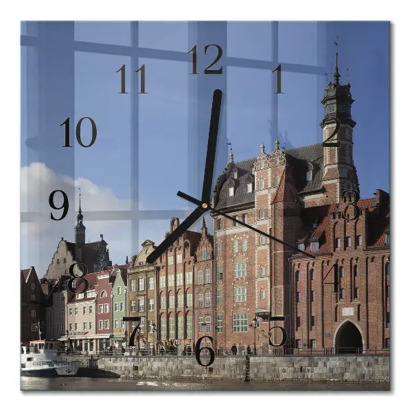 Relógio quadrado Gdansk