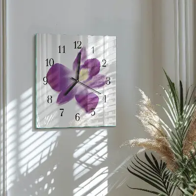 Relógio de parede Flor de orquídea