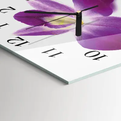 Relógio de parede Flor de orquídea