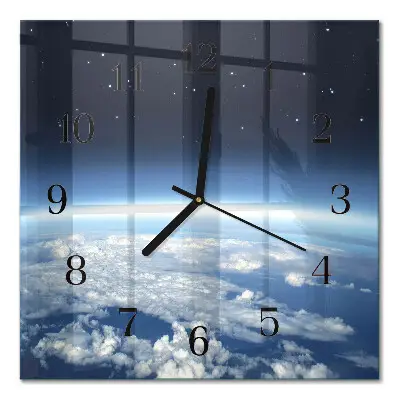 Relógio de vidro Universo da Terra