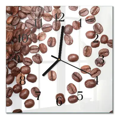 Relógio de vidro Grãos de café