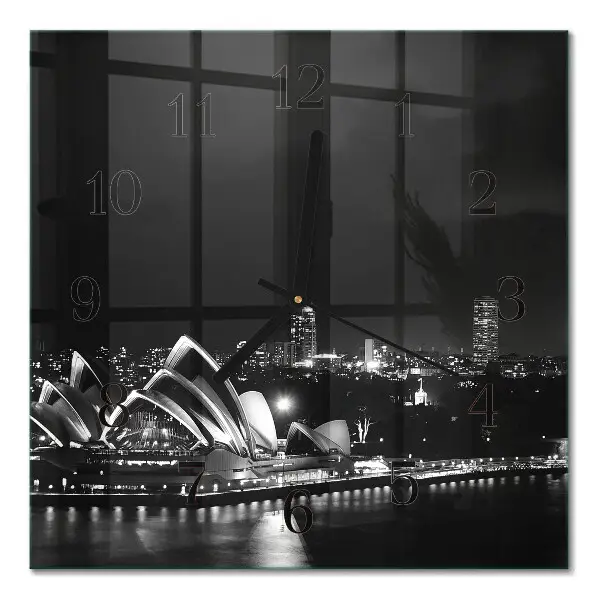 Relógio de vidro Horizonte de Sydney