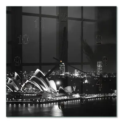 Relógio de vidro Horizonte de Sydney