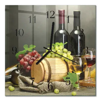 Relógio de parede Uvas para vinho