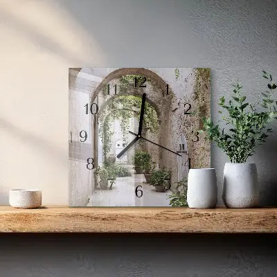 Relógio de parede Alameda das plantas