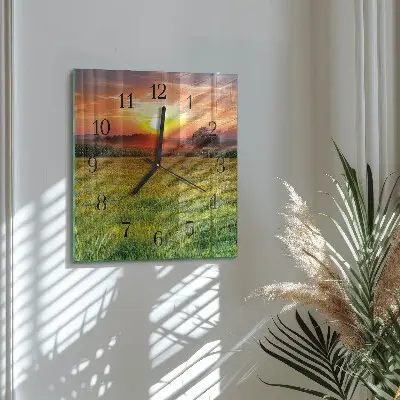 Relógio de parede Paisagem de prado