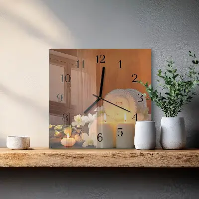Relógio de parede Velas de spa