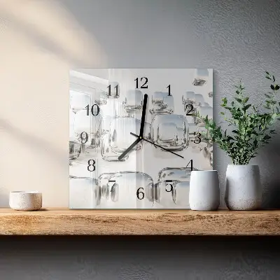 Relógio de parede cubo 3D