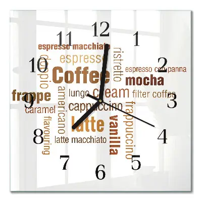 Relógio de parede Café