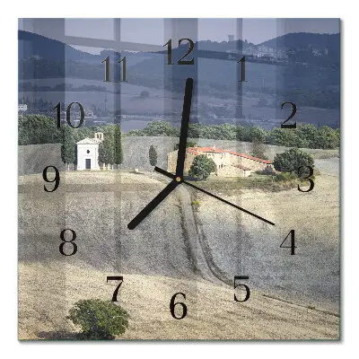 Relógio de vidro Paisagem