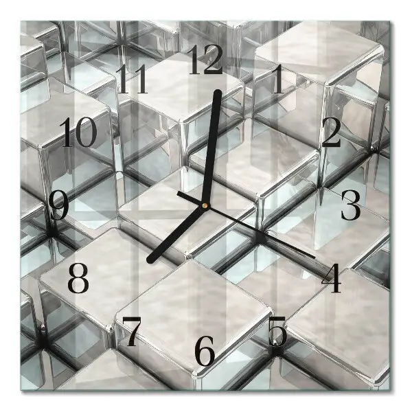 Relógio de parede quadrado Dados