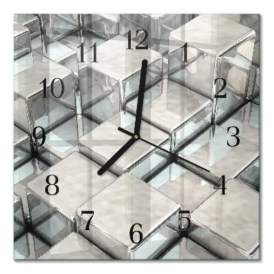 Relógio de parede quadrado Dados