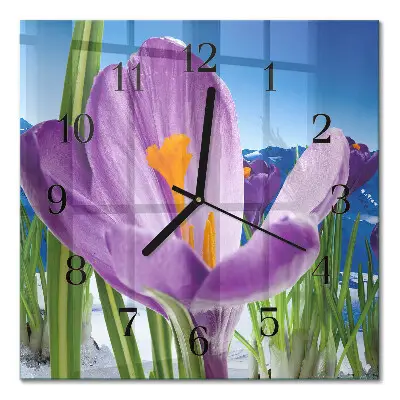 Relógio de vidro Primavera