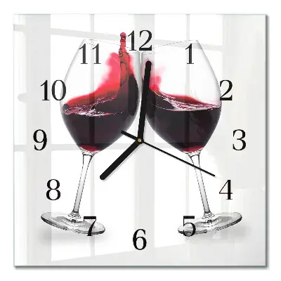 Relógio quadrado Vinho