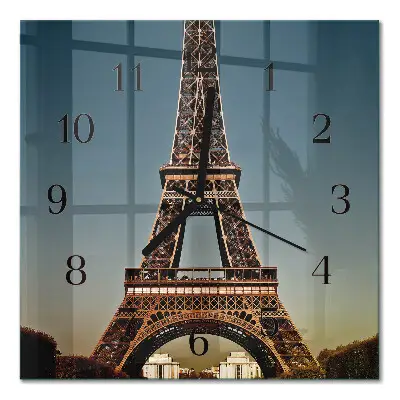 Relógio quadrado Torre Eiffel
