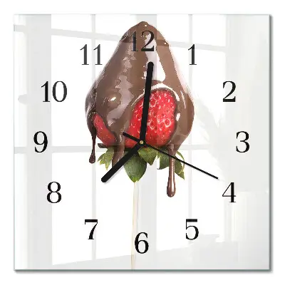 Relógio de vidro Chocolate