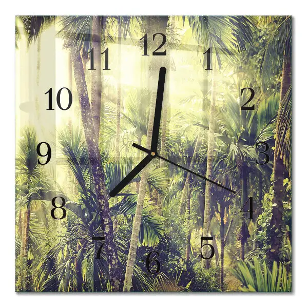 Relógio de vidro Palmeiras