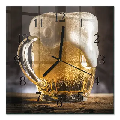Relógio de parede quadrado Cerveja