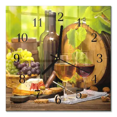 Relógio de parede Uvas para vinho