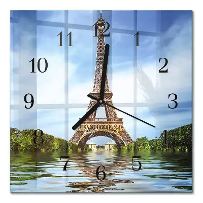 Relógio de vidro Torre Eiffel
