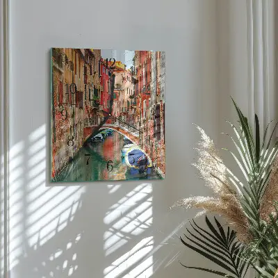 Relógio de vidro Veneza