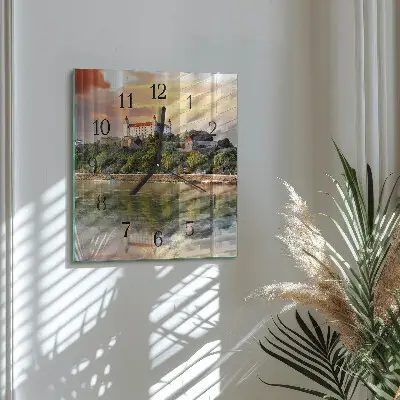 Relógio de parede Castelo no rio