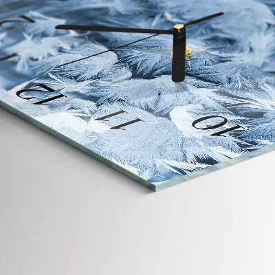 Relógio quadrado Flocos de neve