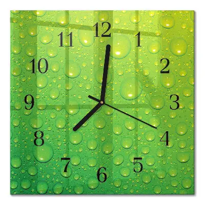 Relógio de vidro Gotas