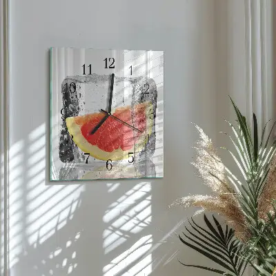 Relógio de parede Sorvete de toranja