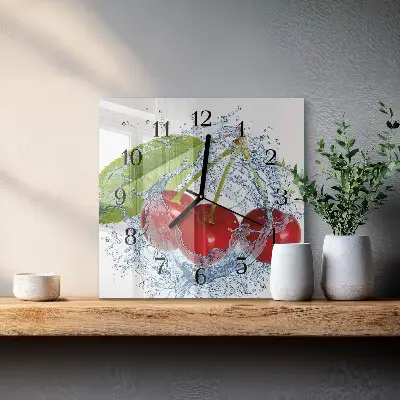 Relógio de parede Cerejas
