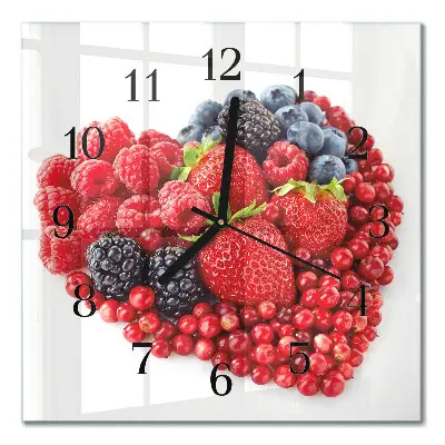 Relógio de parede quadrado Fruta