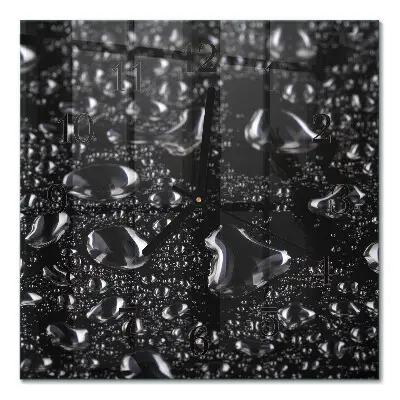 Relógio de vidro Gotas