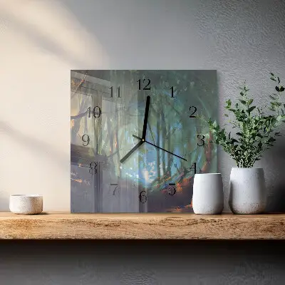 Relógio de parede Floresta mística