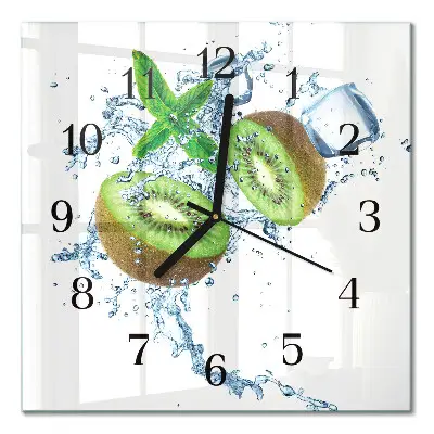 Relógio quadrado Kiwi