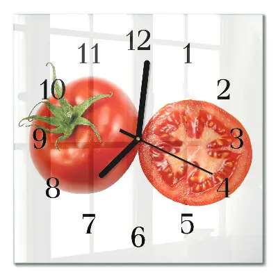 Relógio quadrado Tomates