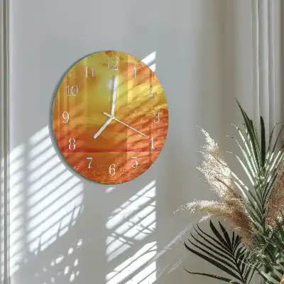 Relógio de parede redondo Ensolarado