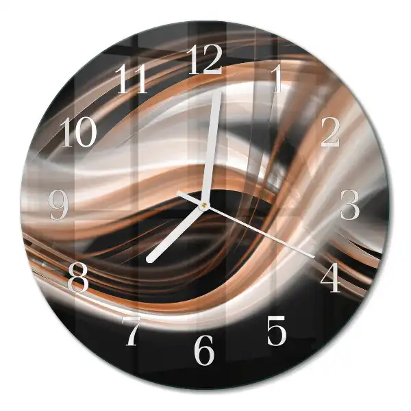 Relógio redondo Arte abstrata