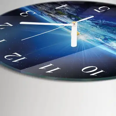 Relógio de parede redondo Universo da Terra