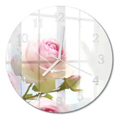 Relógio redondo Rosa