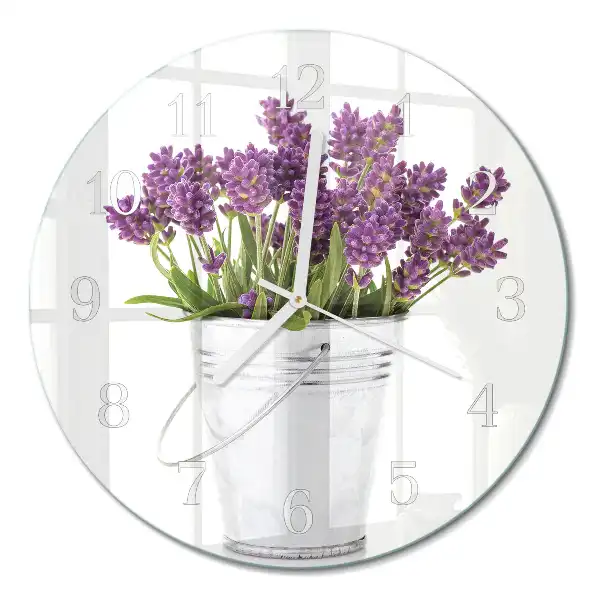 Relógio redondo Lavanda