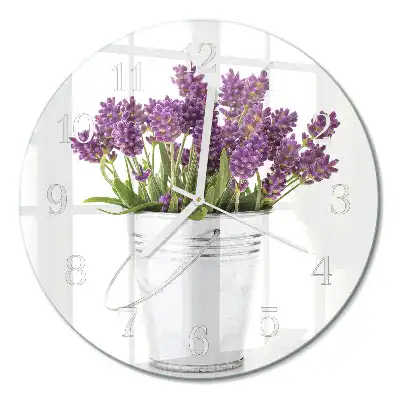 Relógio redondo Lavanda