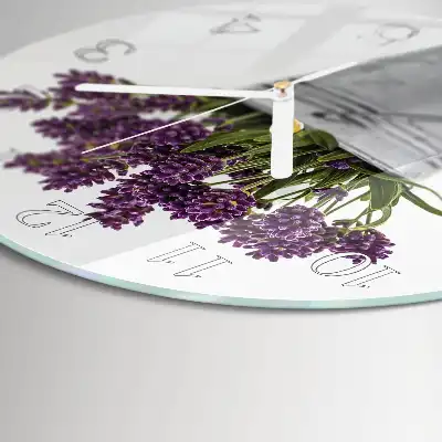Relógio redondo Lavanda