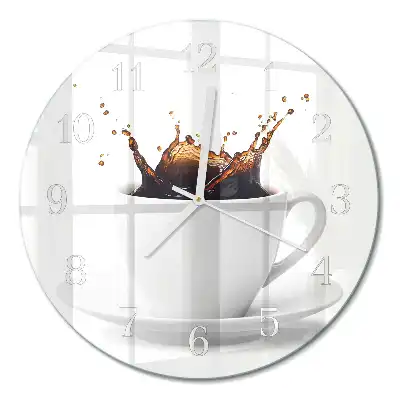Relógio redondo Café