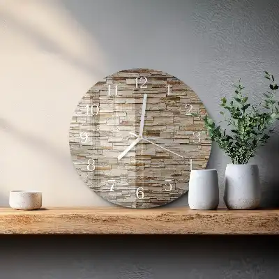 Relógio de decoração redondo Clínquer