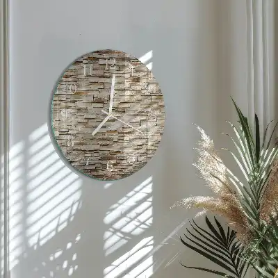 Relógio de decoração redondo Clínquer