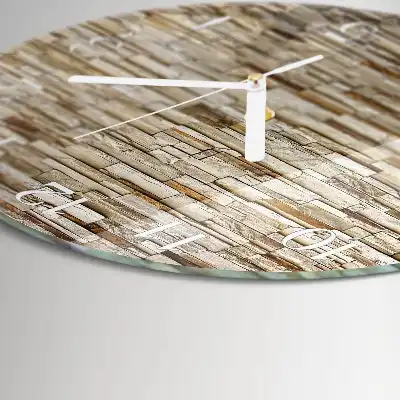 Relógio de decoração redondo Clínquer