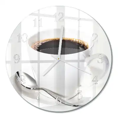 Relógio redondo Café