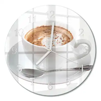 Relógio de parede redondo Café