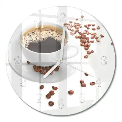 Relógio redondo Café